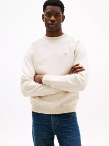 Embroidered Logo Interlock Sweatshirt