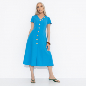 Платье с карманами, Принимаю комплименты (blue)