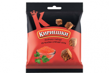 «Кириешки», сухарики со вкусом красной икры, 40 г