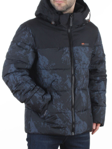 D6175 BLACK Куртка мужская зимняя (200 гр. био-пух)