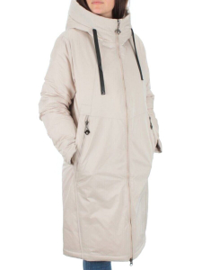 2392 LT. BEIGE Пальто зимнее женское (200 гр. холлофайбер)