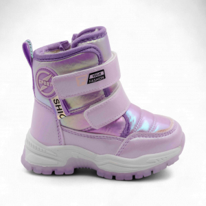 Ботинки на меху С7719-13 фиолетовые