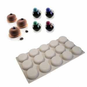 Форма для муссовых десертов Globe 15 ячеек, Silikolove