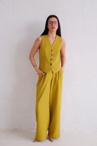 16029 Костюм брючный с жилетом 