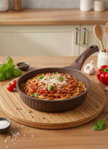 Сковорода 260мм с ручкой, АП линия "Stella"(mokko) ссм260а