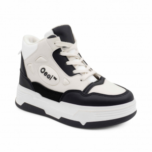 Кроссовки демисезонные 3549-4 черно бежевые