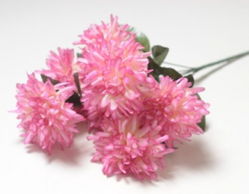 Искусственные цветы, Ветка в букете хризантема 7 голов (1010237)