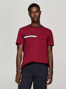 Embroidered Flag Logo T-Shirt