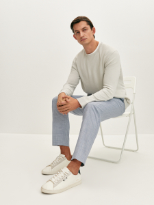 Брюки костюмные в клетку