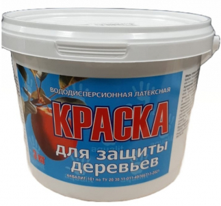 Краска д/деревьев 3кг водод.лат.