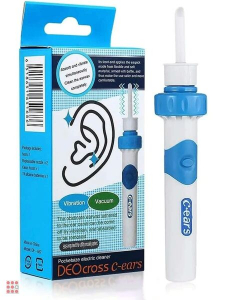 Электрический прибор для чистки ушей вакуумный многоразовый