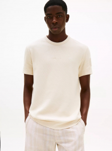 Tommy Jeans Waffle Knit Logo T-Shirt