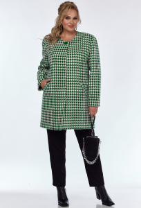 Кардиган Элль-Стиль 2362 зелёный лапка