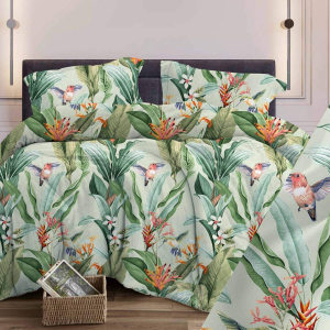 Пододеяльник Джунгли светло-зеленый бязь