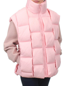 2853 PINK Жилет утепленный женский (80% пух, 20% холлофайбер)