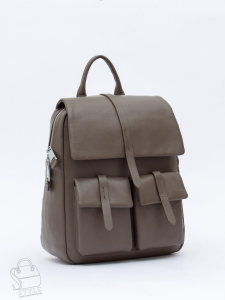 Рюкзак женский кожаный 18297 d.apricot Polina&Eiterou