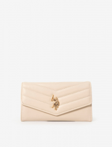 LARGE QUILTED FLAP WALLET