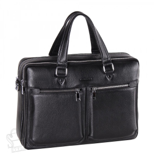 Портфель мужской кожаный 2094BSH black Heanbag