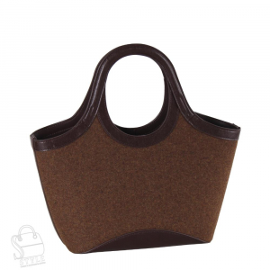 Сумка женская кожаная 56082BD brown Baidou