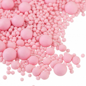 Посыпка микс из рисового драже в глазури матовая «Розовая», 1 кг
