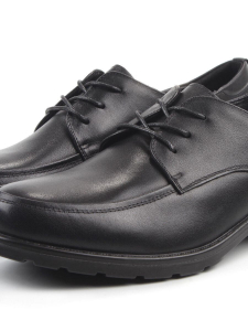 03-DYL37-3 BLACK Полуботинки женские (натуральная кожа)