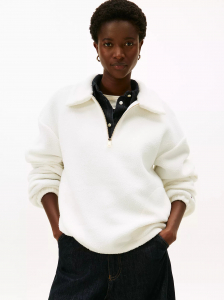 Teddy Fleece Quarter-Zip Sweatshirt
