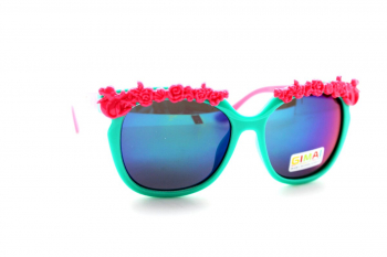 Детские солнцезащитные очки gimai 8001 зеленый розовый