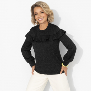 Блуза из трикотажа, Стильный рейтинг (чёрная)