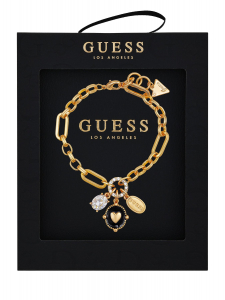 gold-tone charm bracelet