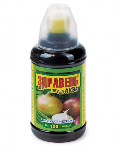 Удобрение Здравень АКВА для лука и чеснока 0,5 л