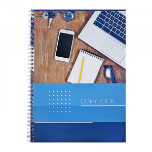 Тетрадь А4, 96 листов в клетку, на гребне «Офисная»