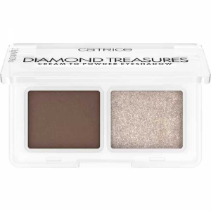 Палетка теней для век Diamond Treasures Cream to Powder Eyeshadow, 010 Hazel Spark Catrice