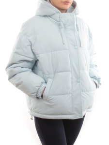 H24-088 LT. BLUE Куртка демисезонная женская (120 гр. холлофайбер)