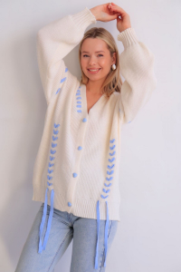 15652 Кардиган молочный