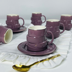 155-009 Кофейный набор 12пр. 140мл в под.уп.(х8)Фарфор