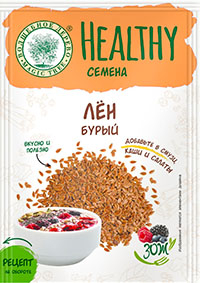 ВД Лен бурый семена 30г HEALTHY