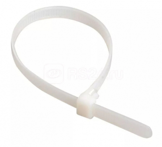 Хомут-стяжка нейл.100шт,150*2.5 БЕЛ