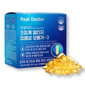 REAL DOCTOR SUPERCRITICAL ALTIJI LONG-LAYERED OMEGA 3 (60 Capsules)  Сверхкритическая концентрация Растворимые Омега-3 (Содержат ЭПК и ДГК) (60 капсул)