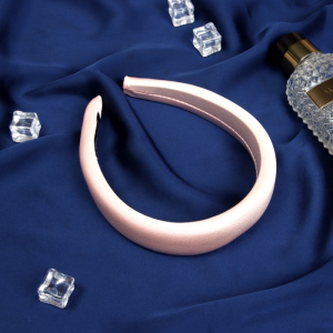 Ободок для волос «Жаннет», галант объём, 3 см, розовый