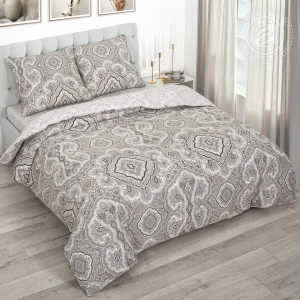 Постельное белье Элегант с простынью на резинке (поплин DE LUXE)