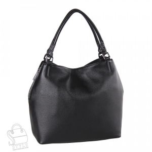 Сумка женская кожаная 2196Y black Polina&Eiterou