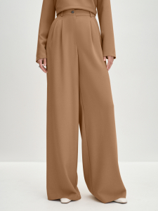 Прямые брюки палаццо