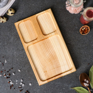 Блюдо для подачи суши Доброе дерево «Классик», 25?15 см, массив ясеня