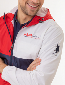 USPA SPORT HOODED WINDBREAKER