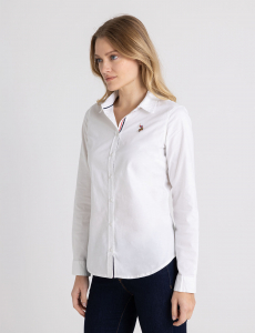 LONG SLEEVE SOLID STRETCH OXFORD SHIRT