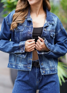 Женская куртка джинсовая CRACPOT