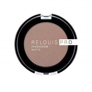 Тени для век PRO EYESHADOW MATTE Relouis коричневый 12 warm taupe матовые