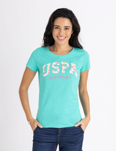 FLORAL ARCH USPA SCOOP T-SHIRT