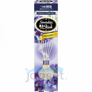 Sawaday Fragrant Stick Освежитель воздуха для дома с палочками с цветочным ароматом, запасной блок, 70 мл