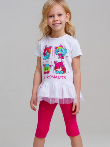 Комплект для девочки: футболка, леггинсы